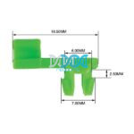 Panel Clip Right Hand(Rod)3.6mm - 10 Pieces