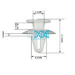 Panel Clips 4.5-6.2mm(10)