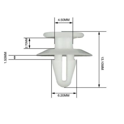Panel Clips 4.5-6.2mm(100 pieces)