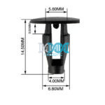 Panel Clips 5.6-6.8mm - 10 Pieces