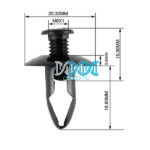 Panel Clips 6-7mm - 10 Pieces