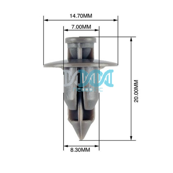 Panel Clips 7-8.3mm (50)