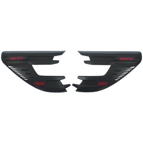 Headlamp Cover Set Black Hilux 2015-