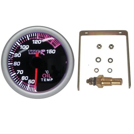 Dragon Gauge 52mm Oil Temperature Gauge Super White Type-R
