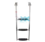Ladder 316 Stainless Steel Adjustable Wider Steps.