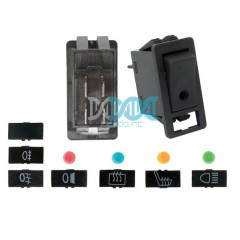 Universal  Oem Dash Switch 4P Led 20A 12V