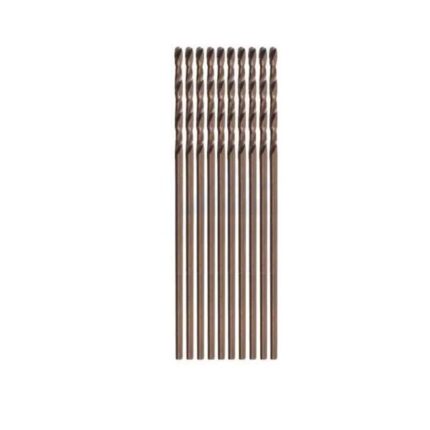 Hoteche Drill Bit 1mm Hss M2 Str.Shank 10 Piece
