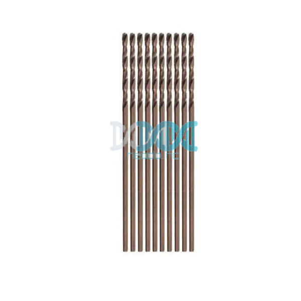 Hoteche Drill Bit 1mm Hss M2 Str.Shank 10 Piece