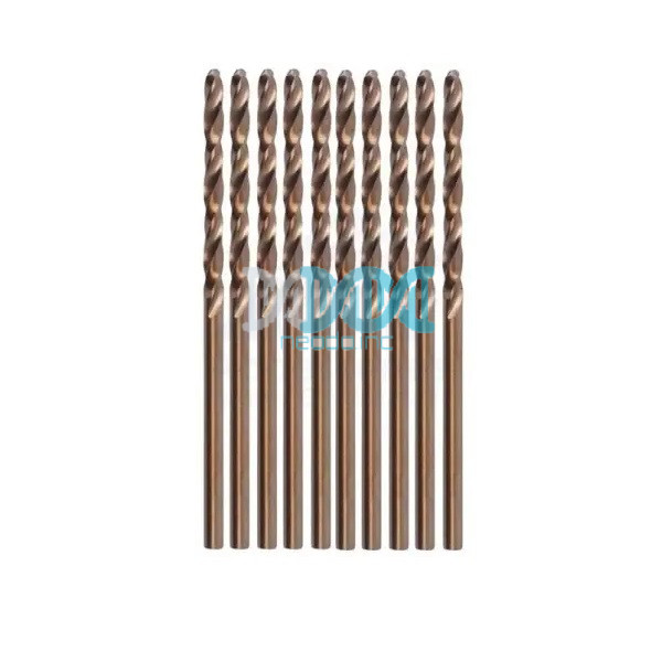 Hoteche Drill Bit 2.5mm Hss M2 Str.Shank 10 Piece