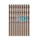 Drill Bit 5mm Hss M2 Straight Shank 10 Piece