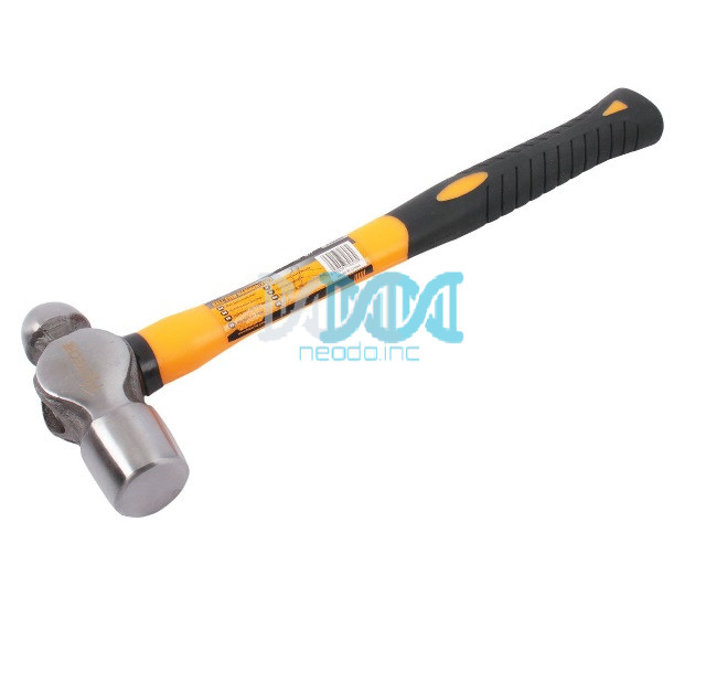 Hoteche 1.5 Pound (0.68kg) Ball Pein Hammer with Fibreglass Handle