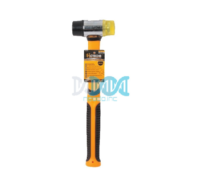 Hoteche 35mm PVC Head Two Way Mallet with Fibreglass Handle