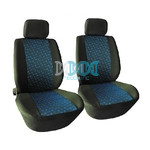 Seat Cover Front Set 4 Piece Blue