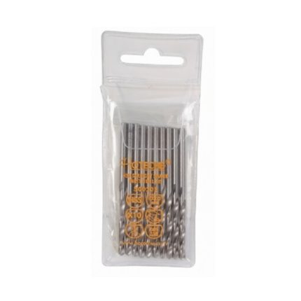 Drill Bit 3mm HSS Straight Shank 10 Piece