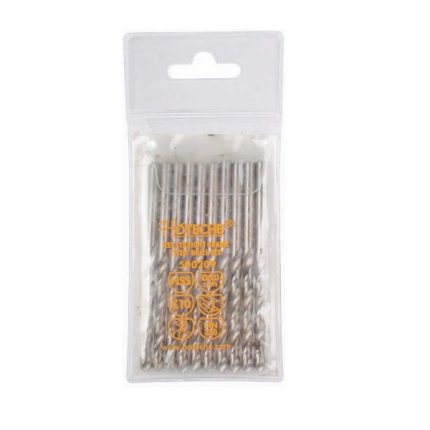 Drill Bit 5mm HSS Straight Shank 10 Piece