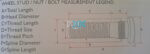 Wheel Stud Long E20 12X1.25mm