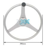 Steering 316 Stanless Steel W/Knob 15.5