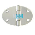 Round Hinge 84X56mm 316 Stanless Steel