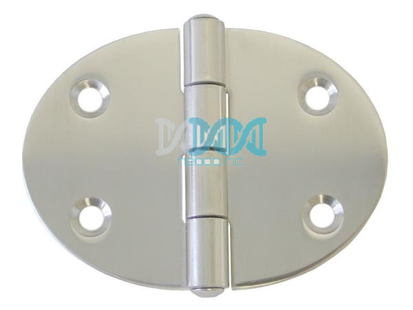 Round Hinge 78X56mm 316 Stanless Steel
