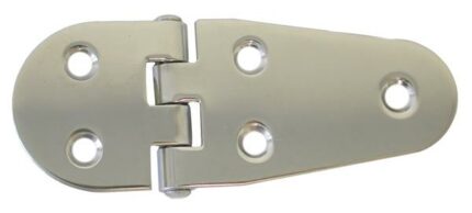 Round Side Hinge Flush Mt.40X108mm 316 Stanless Steel