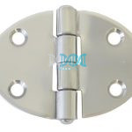 Round Hinge 67X48mm 316 Stainless Steel