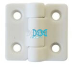 Door Hinge White Nylon 40.5X38mm