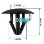 Panel Clips 7.5-9.4mm(10)