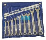 9 Piece Chrome Vanadium Combination Spanner - 7-19mm