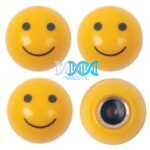 Valve Cap Set Smile Face 4Pc