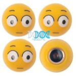Valve Cap Set Speechless Face 4Pc