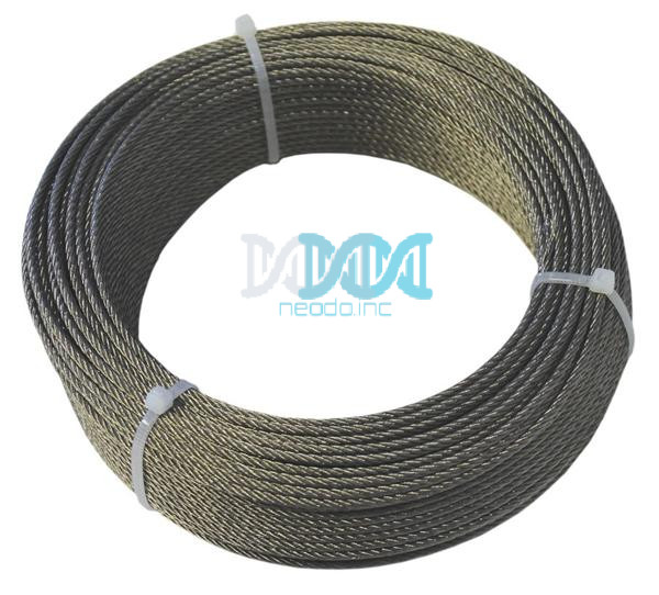Wire Rope 2.5mm S316 Core 7X7 50M Roll