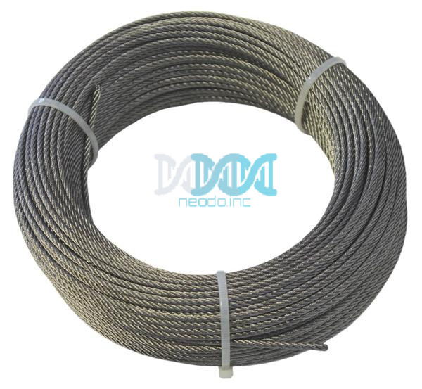 Wire Rope 3mm Ss316 Core 7X7 50M Roll