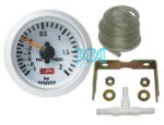 2 Boost Gauge Silver White