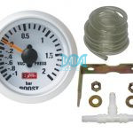 2 Boost Gauge Silver White