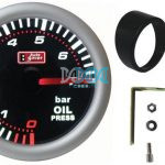 Oil Pressure Gauge Super White