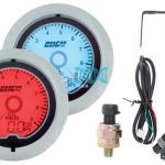 2 Lcd Oil Pressure Gauge 12V