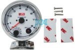 3-3/4 Tacho With Shift Silverwh