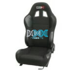 Reclineable Racing Seat Black Set