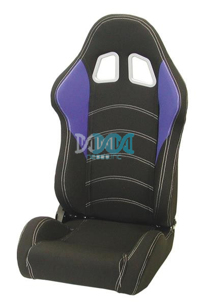Reclineable Racing Seat P/Apple Black/Blue