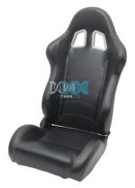 Reclining Racing Seats Pvc Black/Red(Pair)