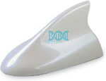Shark Fin Aerial Flat Bottom White