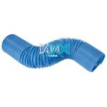 Plastic Concertina Air Hose - Blue