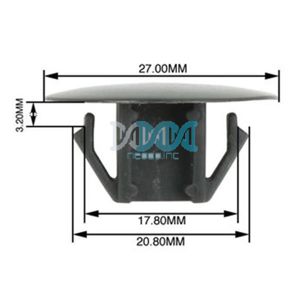 Panel Clips Blanks 17.8-20mm (100 pieces)