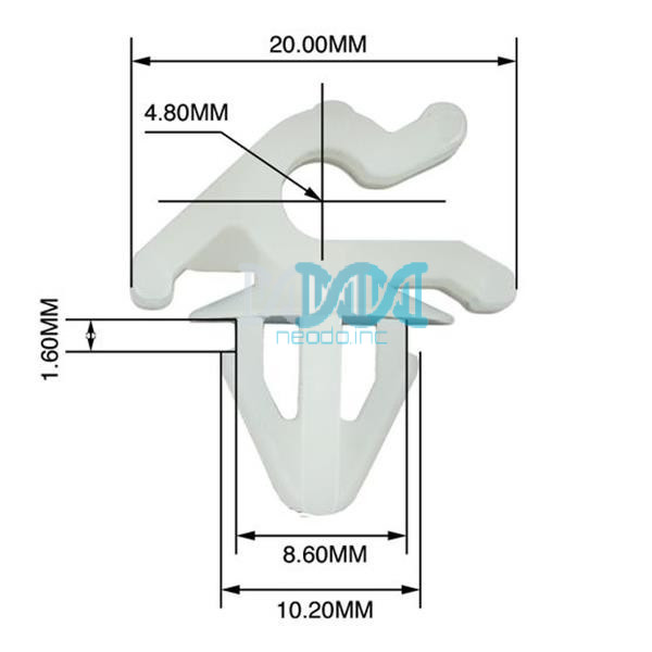 Panel Clips Bonnet Catch (50)