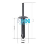 Panel Clips Revit Type L=29 F=16 D=6mm