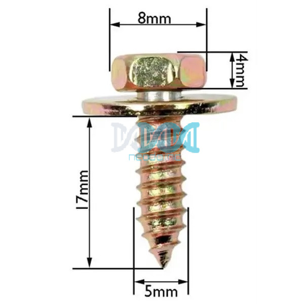 Panel Screws With Washer 5mm(100 pieces)