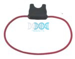 Plug In Fuse Holder Red With Wire 20G 12