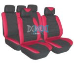 Seat Covers 9Pcs Grey Racer