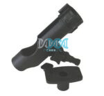 Rod Holder Plastic With Flush Mount Black