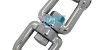 Swivel Eye-Jaw 8mm 316 Stainless Steel